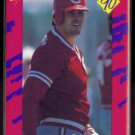 HAL MORRIS 1990 Classic Red Traded #T35.  REDS