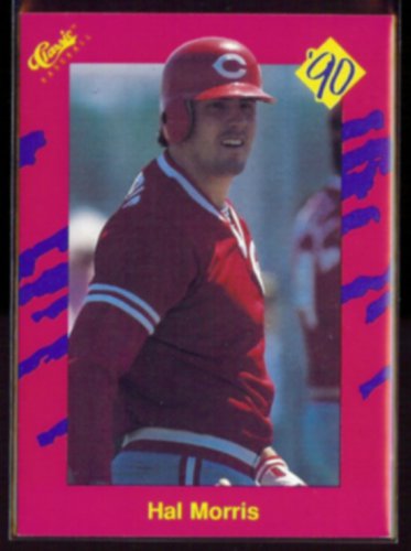 HAL MORRIS 1990 Classic Red Traded #T35.  REDS