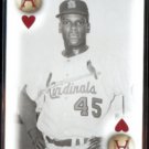 BOB GIBSON 2000 USPC All Century Team A Hearts.  CARDS