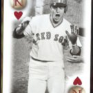 CARLTON FISK 2000 USPC All Century Team K Hearts.  RED SOX