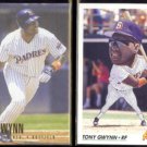 TONY GWYNN 1996 Fleer #567 + 1992 Score #779.  PADRES