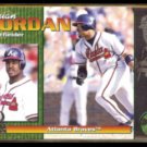 BRIAN JORDAN 1999 Pacific Omega #23.  BRAVES