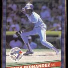 TONY FERNANDEZ 1986 Donruss #119.  BLUE JAYS