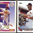 OZZIE SMITH 1992 Score #590 + 1993 Topps #40.  CARDS