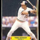 TERRY KENNEDY 1987 Leaf Pop Up N#OB.  ORIOLES