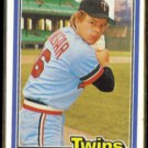 BUTCH WYNEGAR 1981 Donruss #529.  TWINS