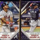 RONALD ACUNA (2) 2019 Topps Anniversary Inserts #'s RA-21 + RA-19.  BRAVES