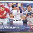 MIKE TROUT 2015 Topps Leaders #98.  ANGELS