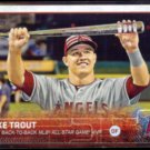 MIKE TROUT 2016 Topps #US227.  ANGELS