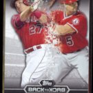 MIKE TROUT 2016 Topps Back to Back Insert w/ Pujols #B2B-11.  LA ANGELS