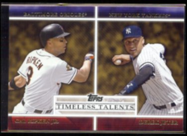 DEREK JETER / CAL RIPKEN 2012 Topps Timeless Talents Insert #TT-25.  YANKEES