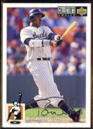 BARRY BONDS 1994 Upper Deck CC Silver Signature Insert #610.  GIANTS