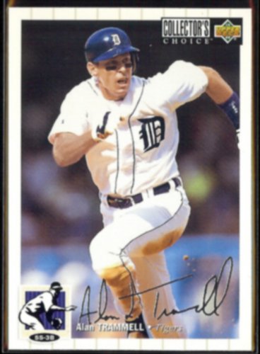 ALAN TRAMMELL 1994 Upper Deck CC Silver Signature Insert #474.  TIGERS