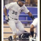 TIM RAINES 1994 Upper Deck CC Silver Signature Insert #385.  WHITE SOX