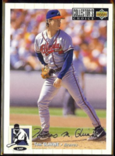 TOM GLAVINE 1994 Upper Deck CC Silver Signature Insert #430.  BRAVES