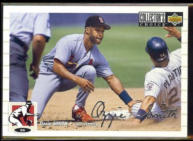 OZZIE SMITH 1994 Upper Deck CC Silver Signature Insert #545.  CARDS