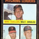 JIM PERRY 1971 Topps AL Leaders w/ Cuellar, McNally #69 .  TWINS