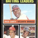 JOE TORRE 1971 Topps NL Leaders w/ Carty, Sanguillen #62.  CARDS