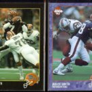 BRUCE SMITH 1992 Edge #10 + 1993 Edge #18.  BILLS