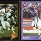 ANDRE REED 1992 Edge #9 + 1993 Edge #15.  BILLS