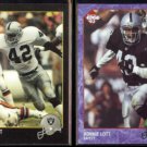 RONNIE LOTT 1992 Edge #77 + 1993 Edge #157.  RAIDERS