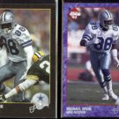 MICHAEL IRVIN 1992 Edge #33 + 1993 Edge #46.  COWBOYS