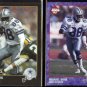 MICHAEL IRVIN 1992 Edge #33 + 1993 Edge #46.  COWBOYS