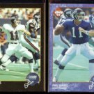 PHIL SIMMS 1992 Edge #116 + 1993 Edge #147.  GIANTS