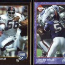 LAWRENCE TAYLOR 1992 Edge #120 + 1993 Edge #149.  GIANTS