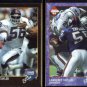 LAWRENCE TAYLOR 1992 Edge #120 + 1993 Edge #149.  GIANTS