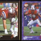 EUGENE CHUNG 1992 Edge #191 + 1993 Edge #131.  PATRIOTS