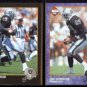 ERIC DICKERSON 1992 Edge #249 + 1993 Edge #189.  RAIDERS