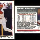 DEION SANDERS (2) 1995 Topps #508. REDS