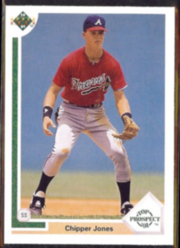 CHIPPER JONES 1991 Upper Deck Top Prospect #55.  BRAVES
