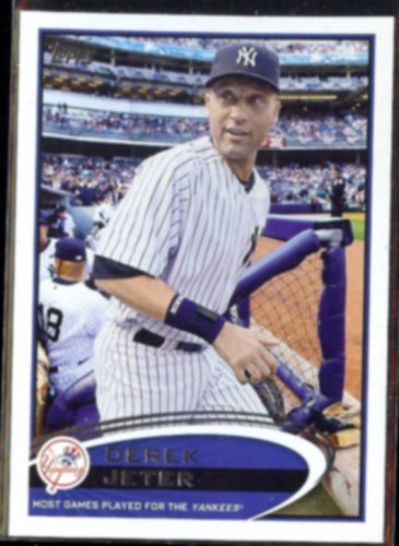 DEREK JETER 2012 Topps Checklist #641.   YANKEES