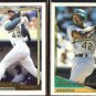 DAVE HENDERSON 1992 Topps GOLD Insert + 1994 Topps GOLD Insert.  A's