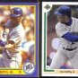 KEN GRIFFEY Jr. 1990 Score #560 + 1991 Upper Deck #555.  MARINERS