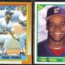 FRANK THOMAS 1990 Topps Draft #414 + 1990 Score Rookie #663.  WHITE SOX