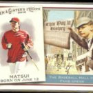HIDEKI MATSUI 2010 Topps A&G This Day in History Insert #TDH30.  YANKEES