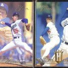 OREL HERSHISER 1993 Flair #70 + 1994 Fleer #178.  DODGERS
