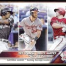 BRYCE HARPER 2016 Topps AVG. Leaders #338 w/ Goldschmidt.  NATS