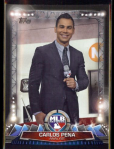 CARLOS PENA 2017 Topps MLB Network Insert #MLBN-16.