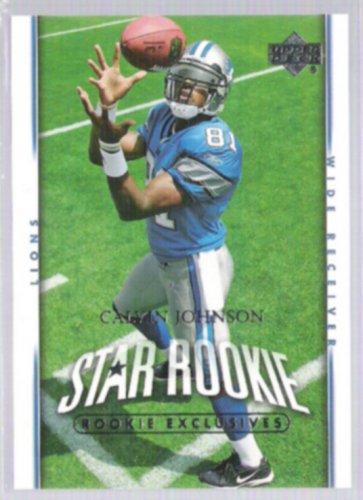 CALVIN JOHNSON 2007 Upper Deck Star Rookie #277.  LIONS