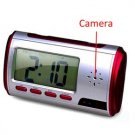 USB Rechargeable 2.0MP Pinhole Spy Camera Disguised in 2.7-inch LCD Alarm Clock