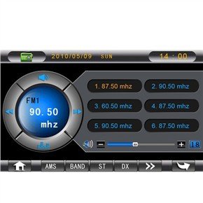 KD-6951 6.95 Inch 2 Din In-Dash Car DVD Player with GPS
