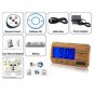 USB Rechargeable 2.0MP Pinhole Spy AV Camera Hidden in LCD Alarm Clock
