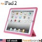 Pink Smart Cover Leather Magnetic Full Case For IPad2