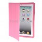Pink Smart Cover Leather Magnetic Full Case For IPad2
