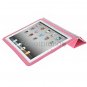Pink Smart Cover Leather Magnetic Full Case For IPad2