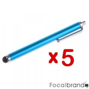 5Pcs Stylus Touch Pen for  Ipad2 Iphone4 Ipod Blue